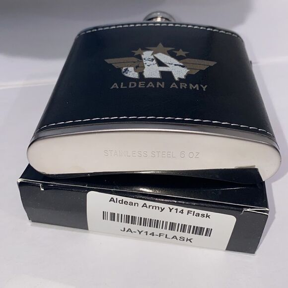 Jason Aldean Aldean Army Bundle Hip Flask Cooler Bag Womens Shirt Polymailer - Picture 11 of 13